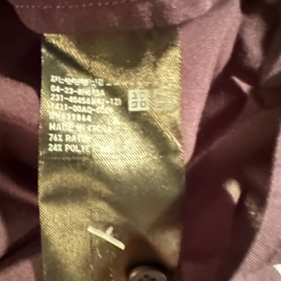 Dark Blue V-Neck Blouse (Size XL) - Picture 8 of 8